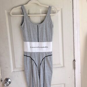 Gray jumpsuit